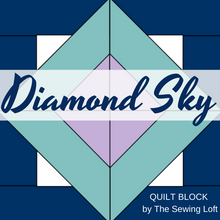Diamond Sky Quilt Block Pattern