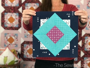 Diamond Sky Quilt Block Pattern