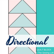 Directional Quilt Block Pattern
