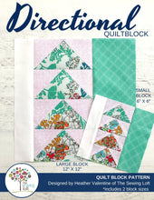 Directional Quilt Block Pattern