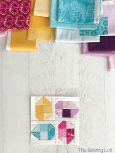 Easter Eggs Quilt Block Pattern