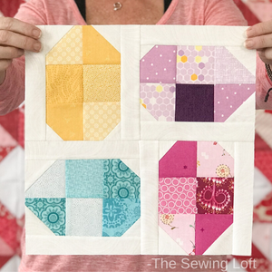 Easter Eggs Quilt Block Pattern