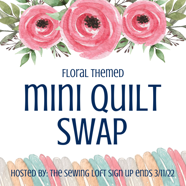 Mini Quilt Swap Flower Edition