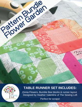 Flower Garden Table Runner Complete Pattern Bundle