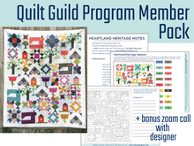 Set of 12 Heartland Heritage Postcards - Quilt Guild Special