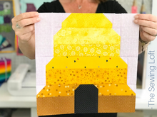 Honeybee Hive Quilt Block Pattern