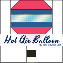 Hot Air Balloon Quilt Block Pattern