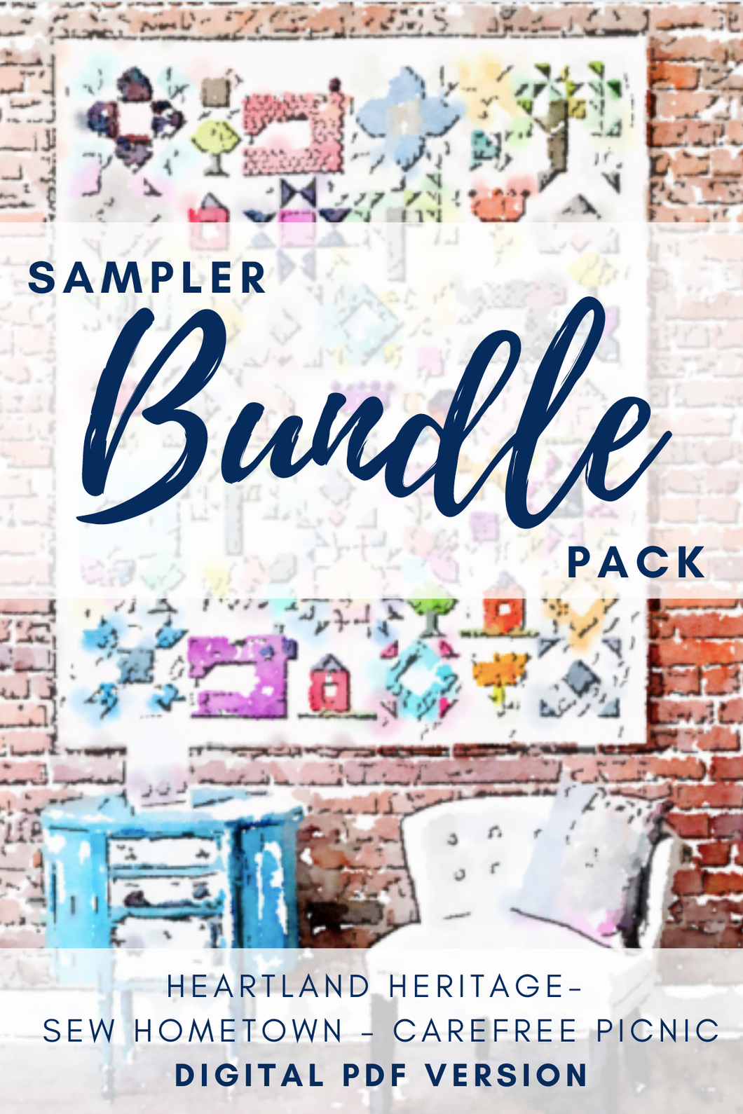 Sampler Quilt Pattern Bundle Pack | Digital PDF