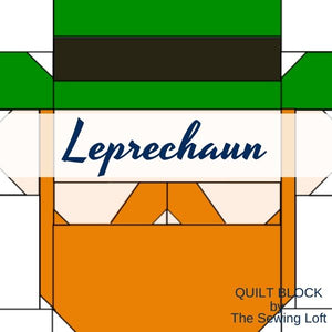 Leprechaun Quilt Block Pattern