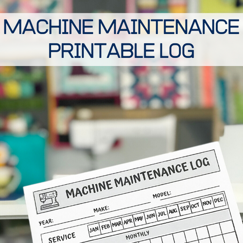 Machine Maintenance Log