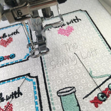 Handmade with Love Embroidery Labels