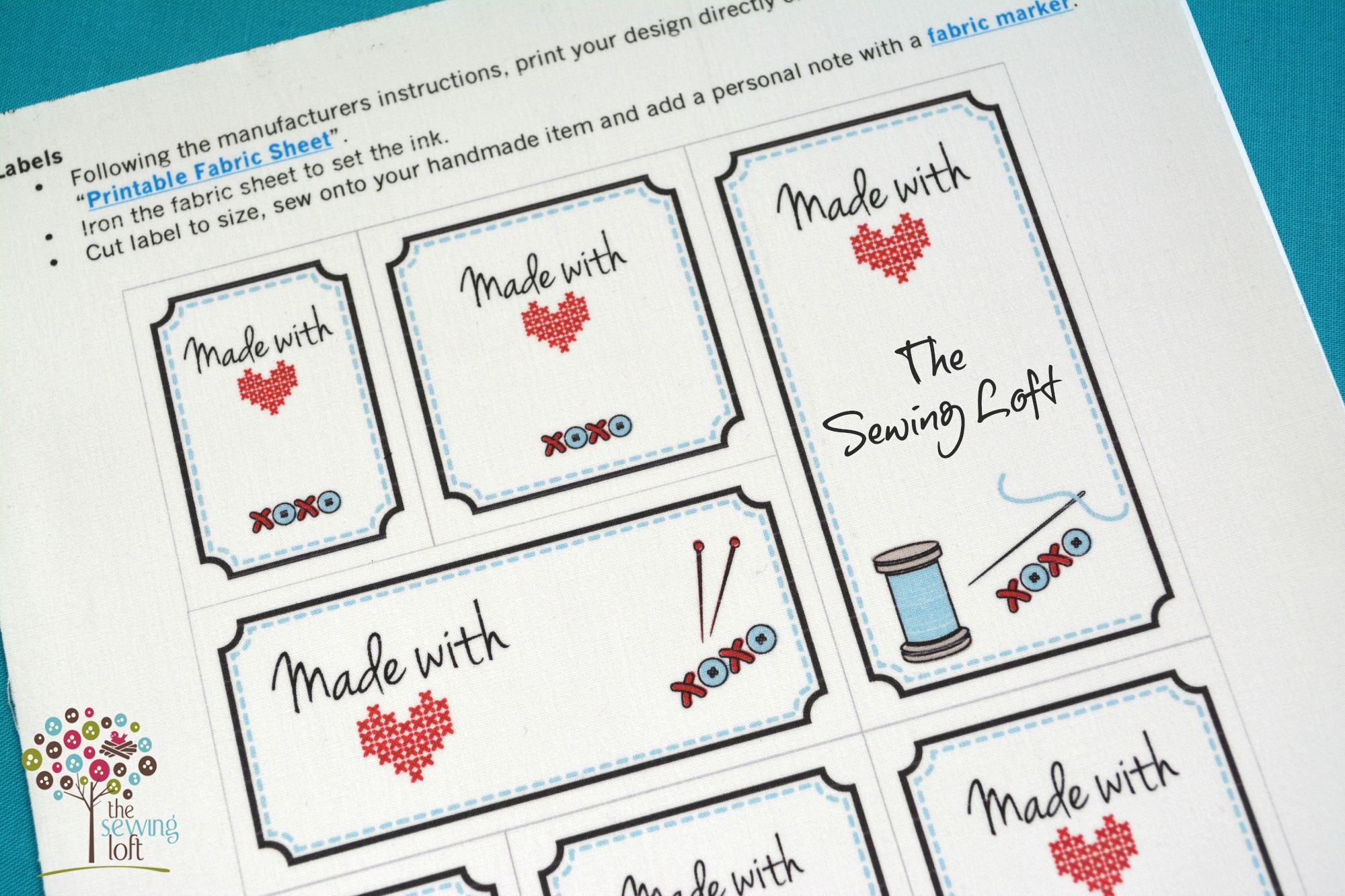 made-with-love-labels-thesewingloft for Free Printable Handmade With Love Labels Made with Love Labels – TheSewingLoft for Free Printable Handmade With Love Labels