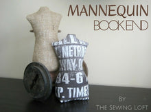 Mannequin Book End Pattern Template