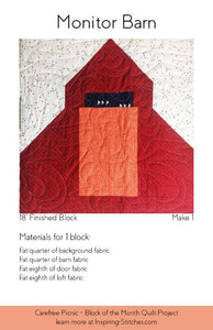Carefree Picnic BOM Quilt Pattern Digital PDF