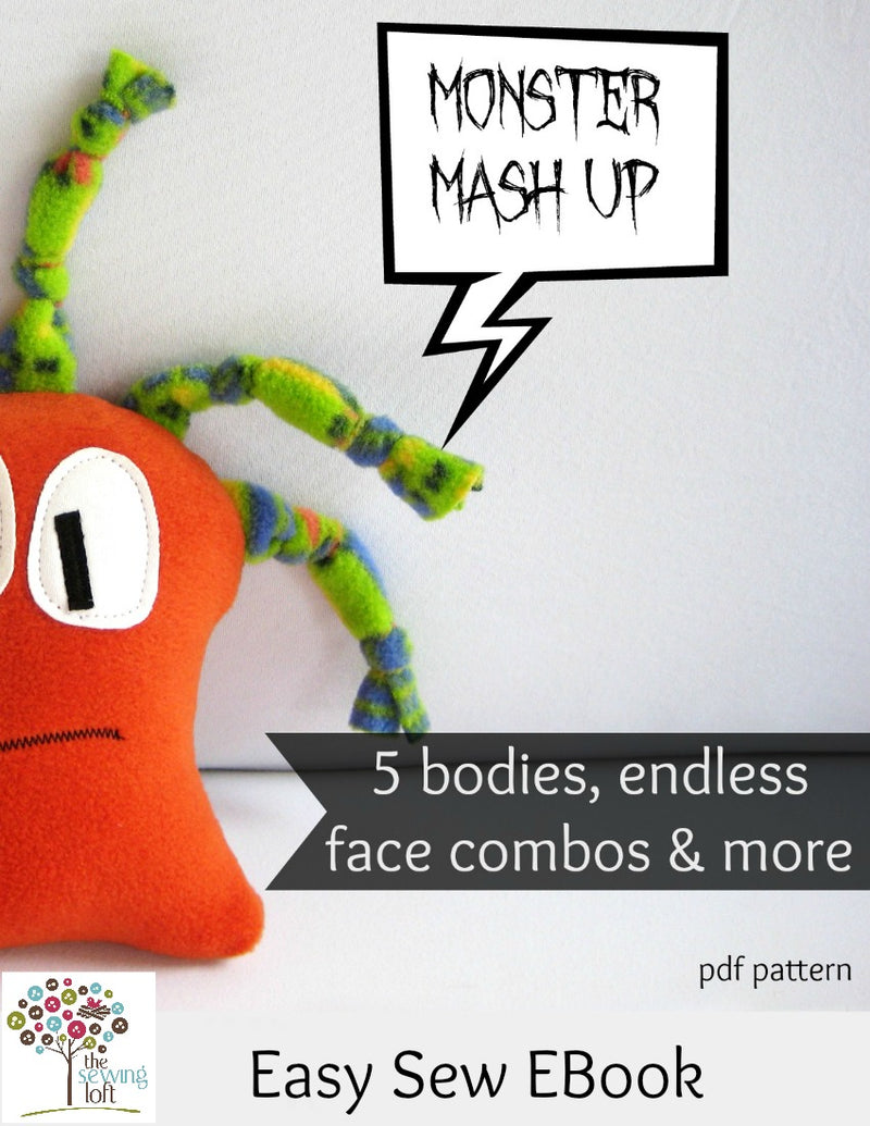 endless monsters plush Monster Mash Up – TheSewingLoft