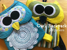 Owl Backpack PDF sewing pattern