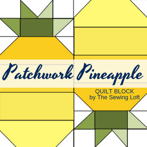 Patchwork Pineapple Quilt Block Pattern