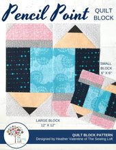 Pencil Point Quilt Block Pattern