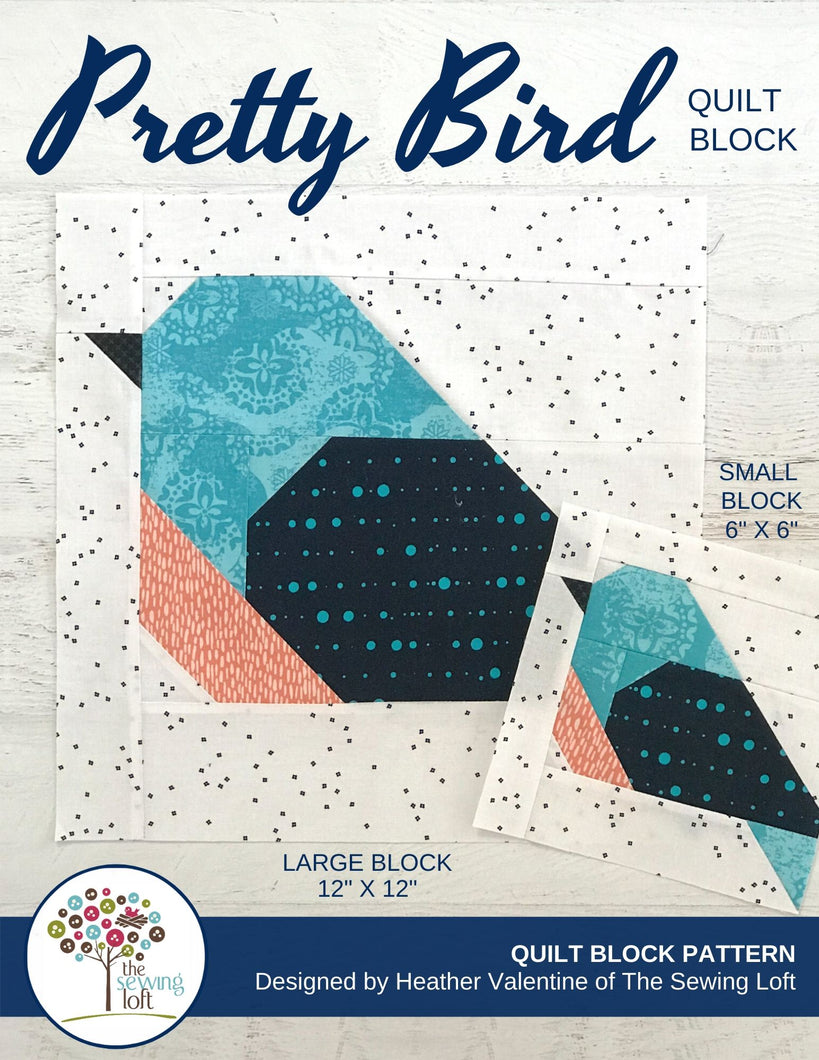 Pretty Bird Quilt Block Pattern