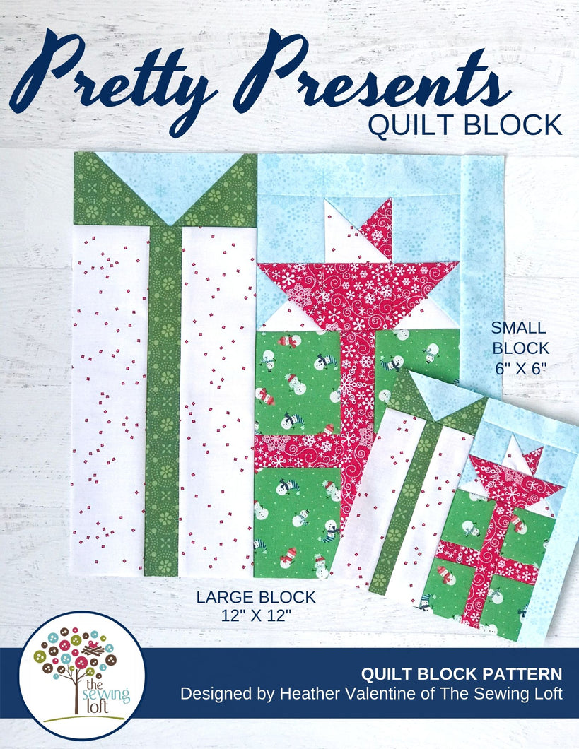 Pretty Presents Quilt Block Pattern