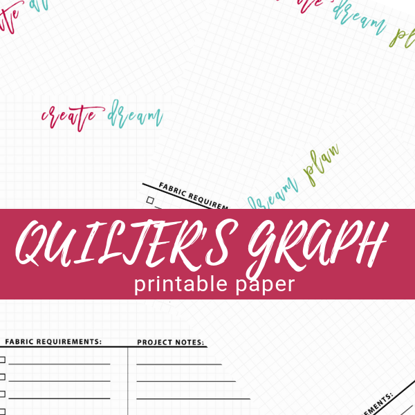 Quilter's Graph Paper Sample – TheSewingLoft