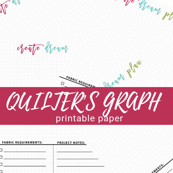 Quilter's Graph Paper Sample