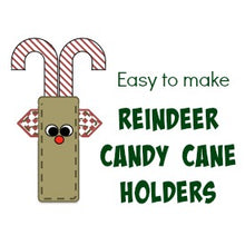 Reindeer Candy Cane Holder Template