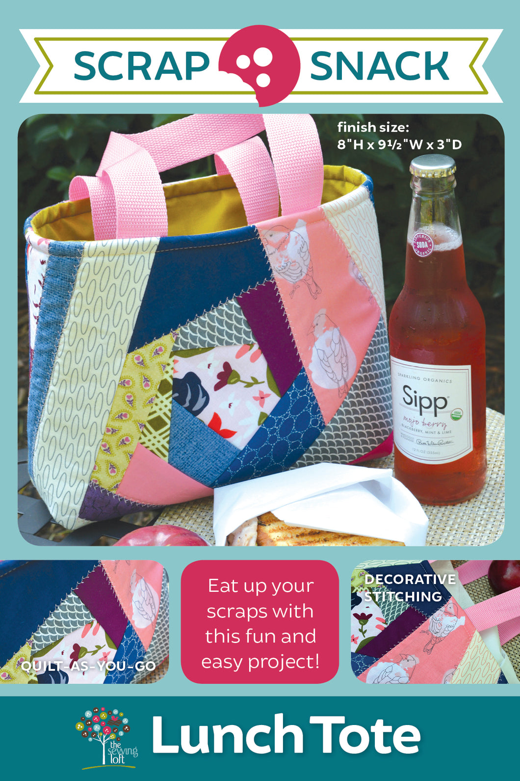 Lunch Tote Scrap Snack Patterns | Wholesale