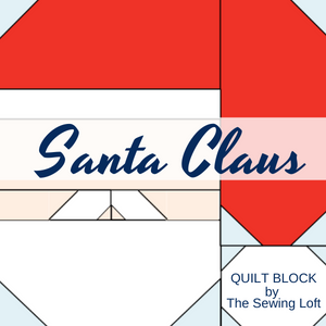 Santa Claus Quilt Block Pattern