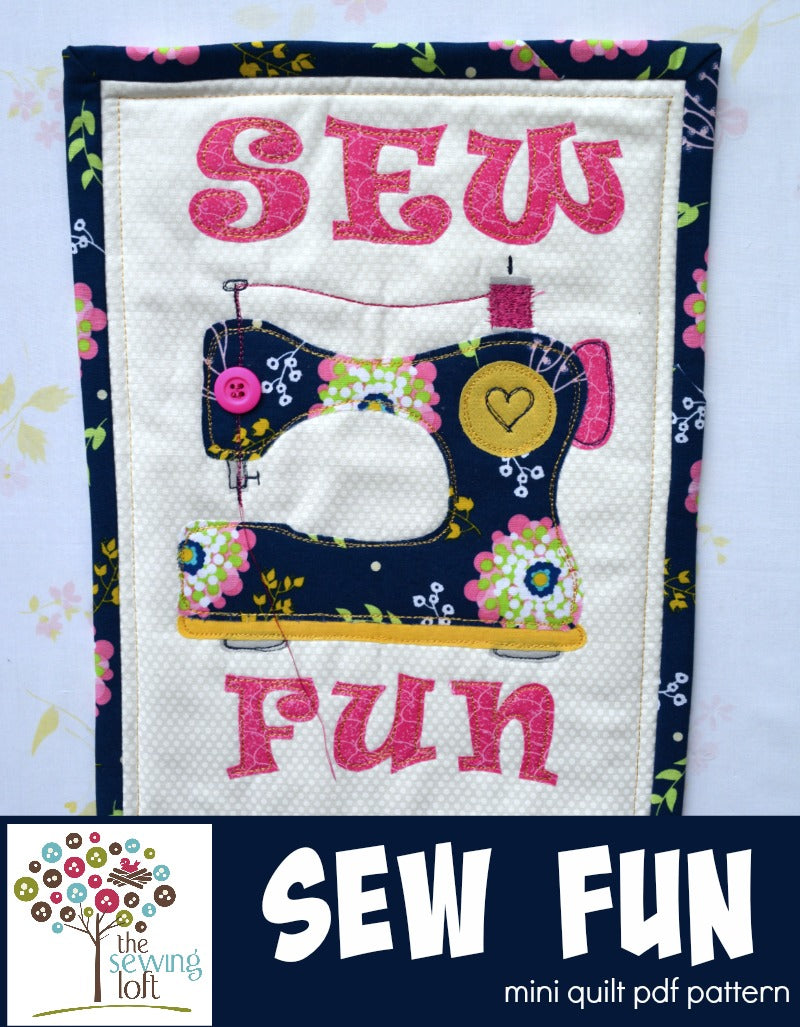 Sew Fun Mini Quilt - Mini Quilt