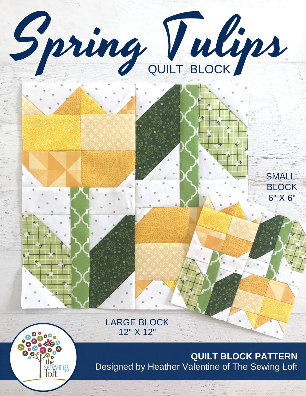 Spring Tulips Quilt Block Pattern – TheSewingLoft