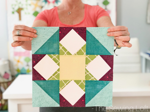 Spring Burst Quilt Block Pattern