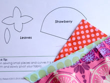 Strawberry Pincushion Pattern Template