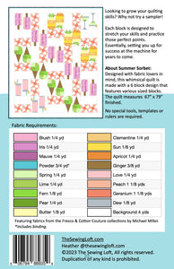 Set of 12 Summer Sorbet Sampler Patterns | Wholesale