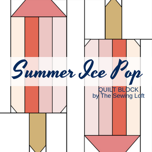 Summer Ice Pop Quilt Block Pattern