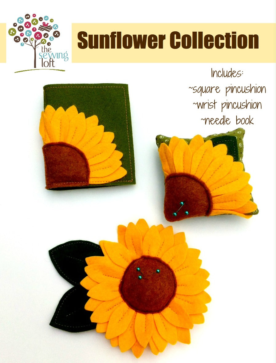 Sunflower Pincushion Collection