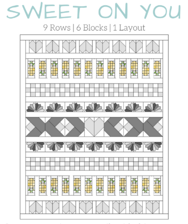 Sweet on You Quilt Pattern | PDF