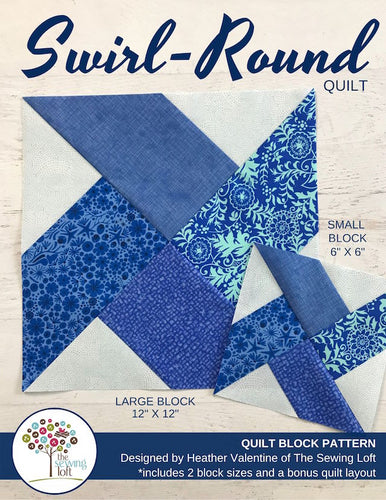 Swirl-Round Quilt Pattern