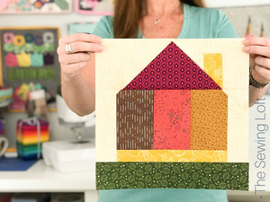 Tiny House Quilt Block Pattern